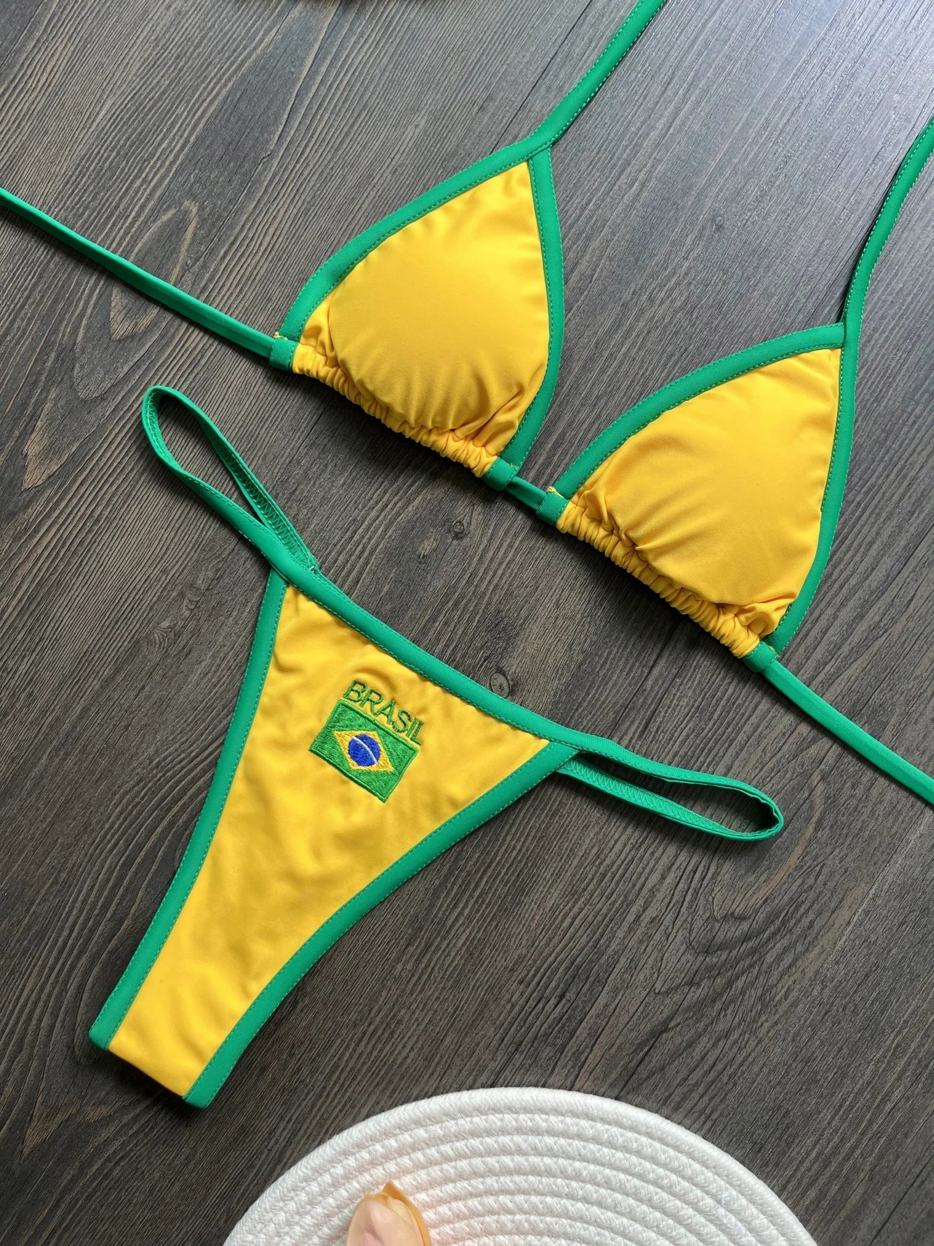 Brazilian Sexy Bikini 2025 | New Mini Halter Thong Set