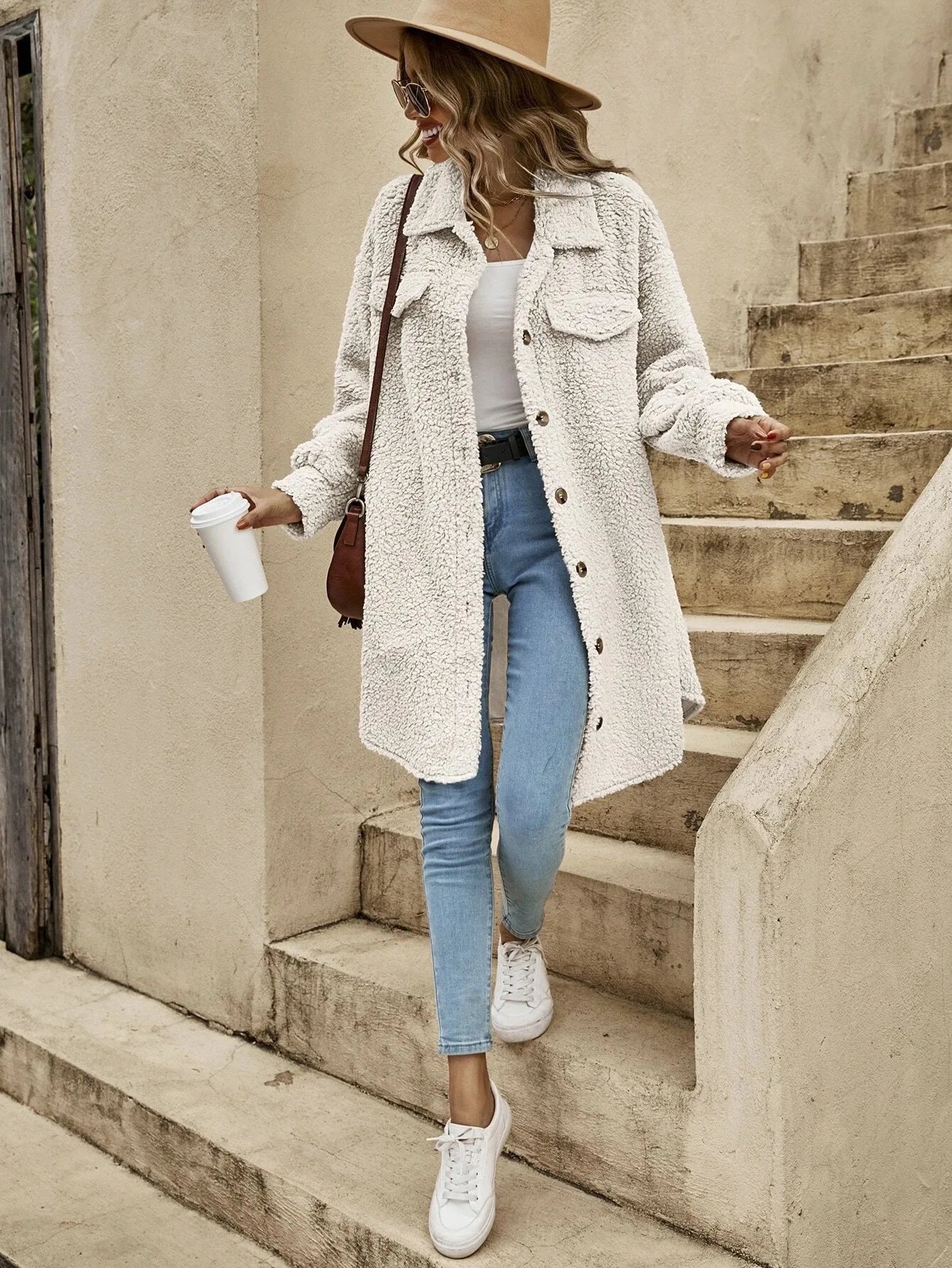 Vintage Loose Casual Jacket for Women – Autumn & Winte