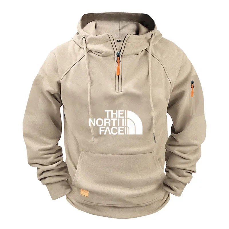 Men’s casual long-sleeve hooded sweatshirt. Comfortable, sporty, and stylish — perfect for autumn and winter.