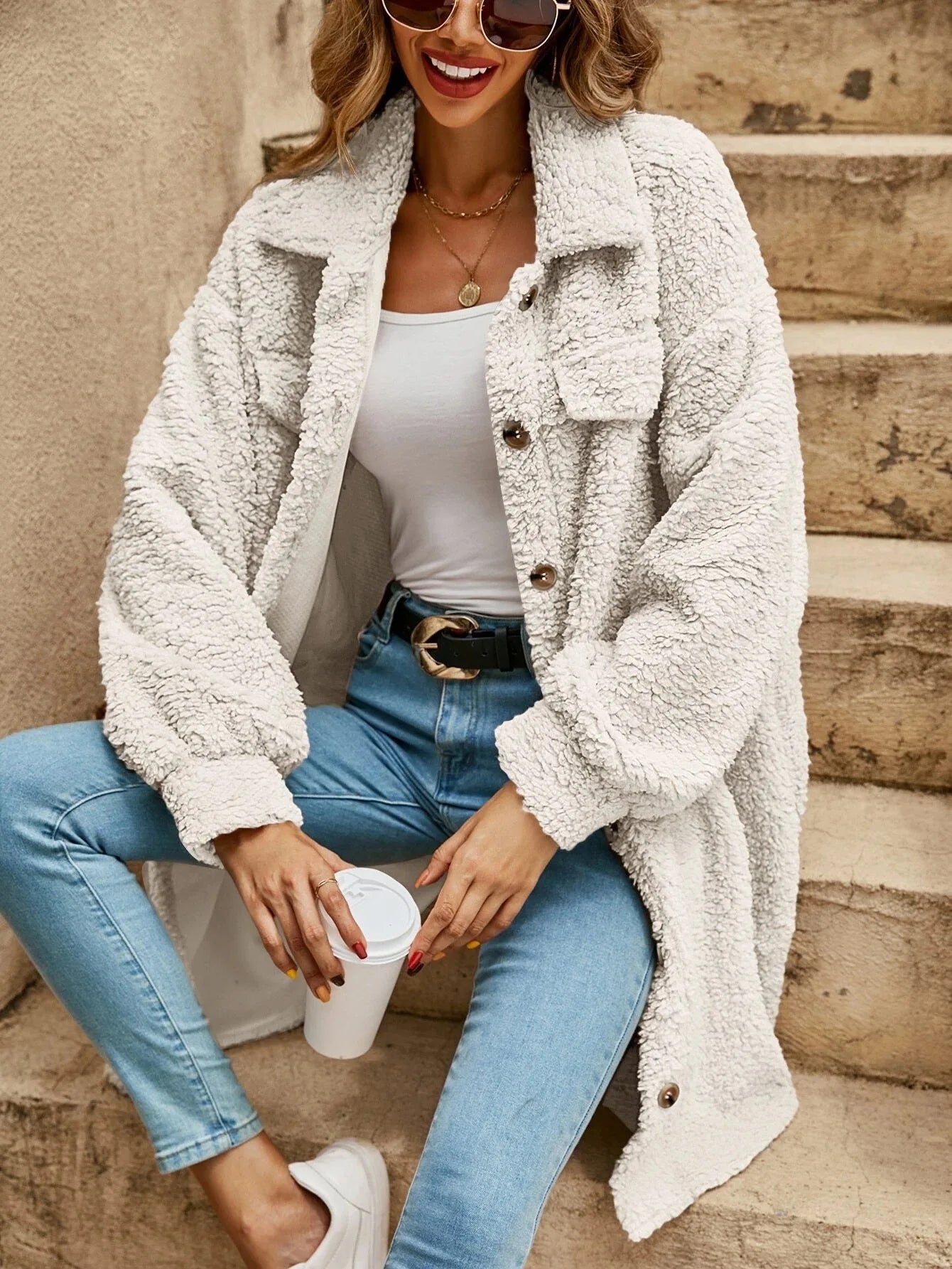 Vintage Loose Casual Jacket for Women – Autumn & Winte