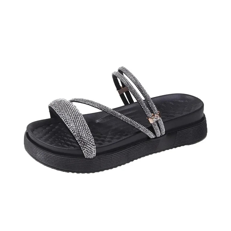 Women’s Sandals | Casual Gladiator Platform Beach Shoes