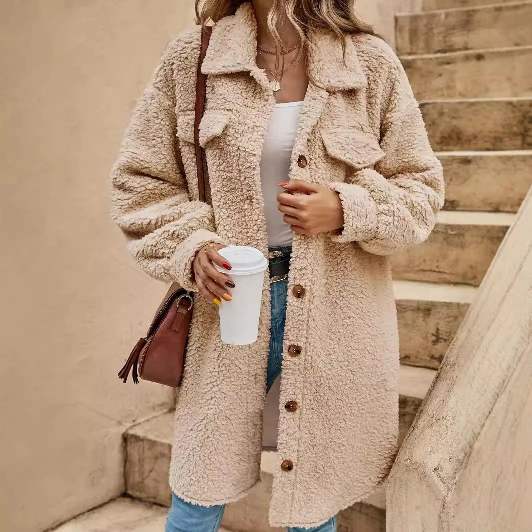 Vintage Loose Casual Jacket for Women – Autumn & Winte