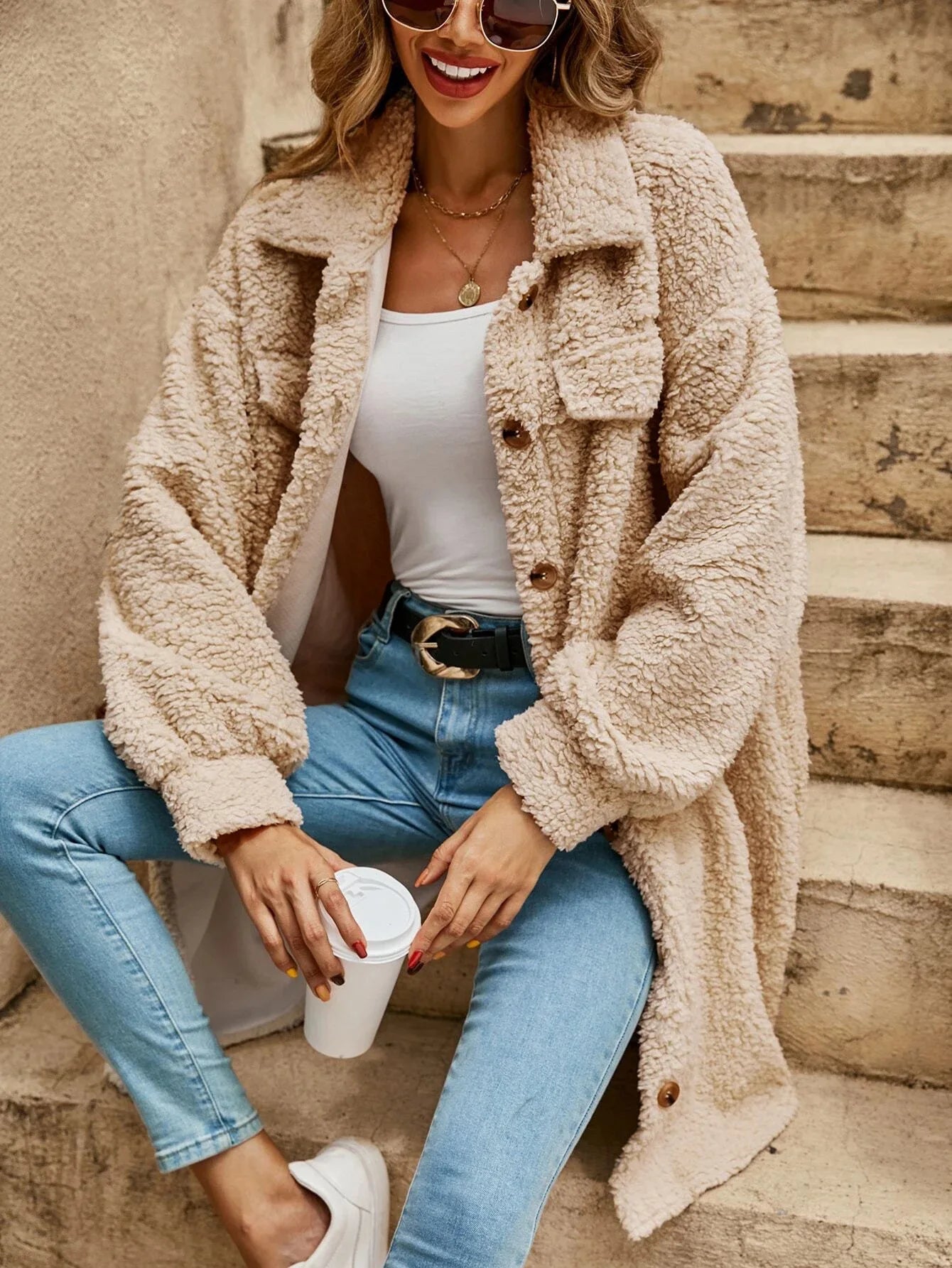 Vintage Loose Casual Jacket for Women – Autumn & Winte