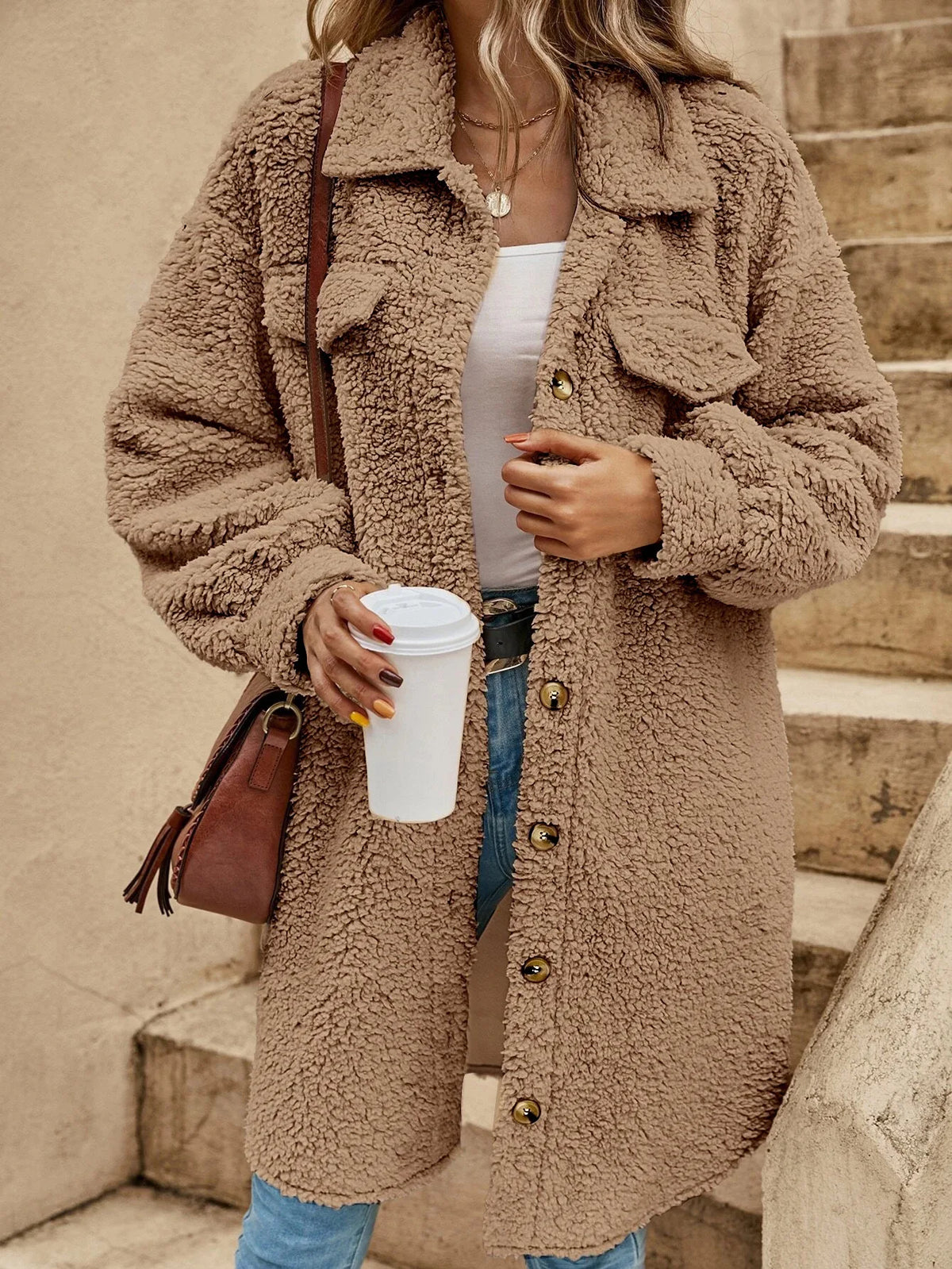 Vintage Loose Casual Jacket for Women – Autumn & Winte
