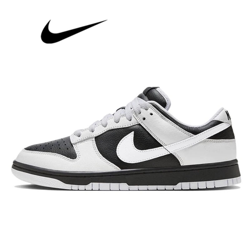 Nike Dunk Retro Black White Men Women Skateboarding Shoes Classics Genuine leather Non-slip Comfortable Sb Running Sneakers