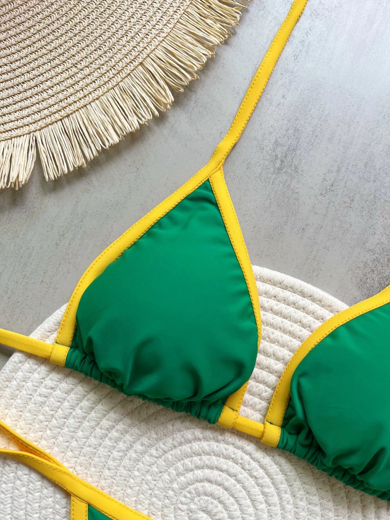 Brazilian Sexy Bikini 2025 | New Mini Halter Thong Set