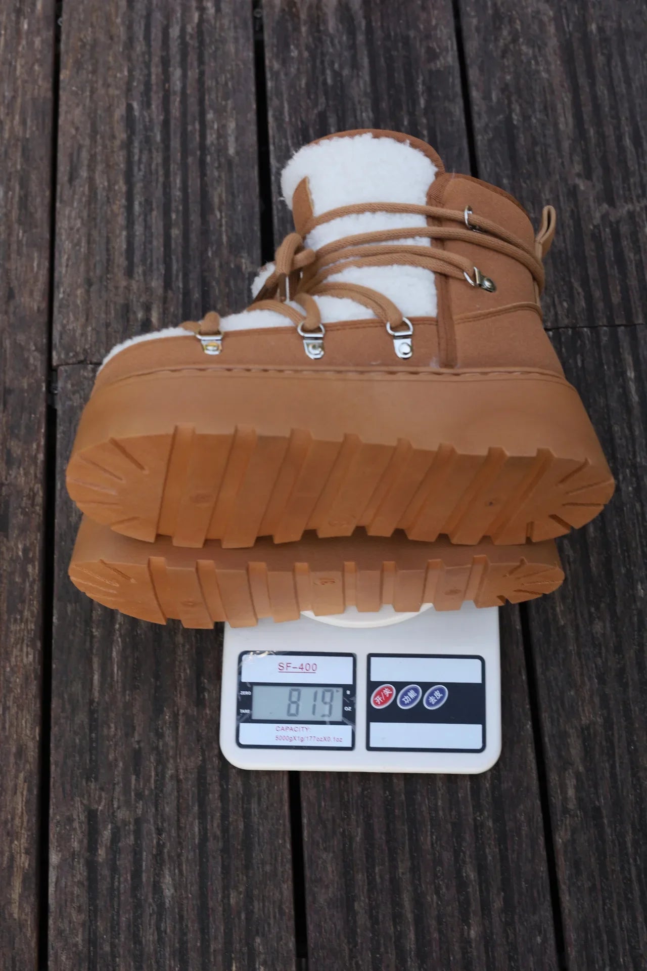 Women’s Winter Snow Boots – Warm, Fleece-Lined, Thick Sole, Cotton Material, Adjustable Ties, Non-Slip Rubber Outsole,