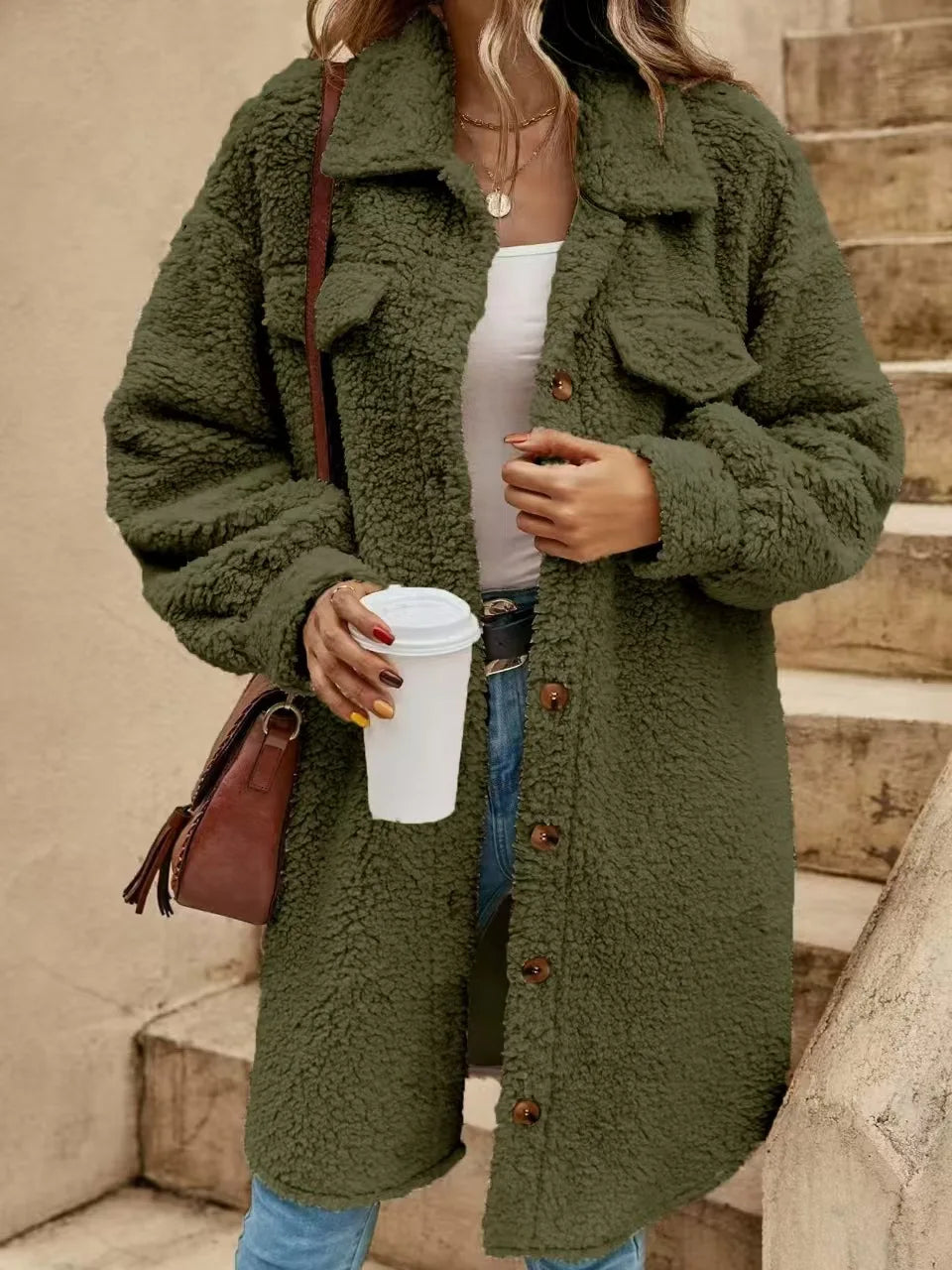 Vintage Loose Casual Jacket for Women – Autumn & Winte