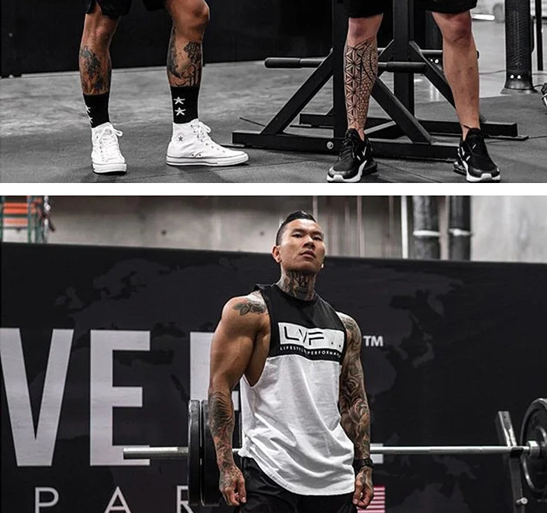 Men's Summer Fitness Sports Training Running Shorts Gym Muscle Man Casual Breathable Quick Dry Workout Bodybuilding Short Pants