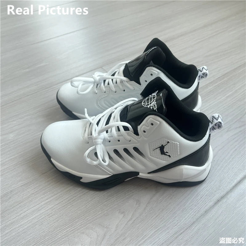 Men's Basketball Shoes Breathable Cushioning Non-Slip Wearable Sports Shoes Gym Training Athletic