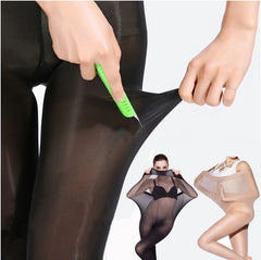 Plus Size Super Elastic Tights Women Stockings Body Shaper Pantyhose 30D Stocking Tight Sexy Hosiery Underwear