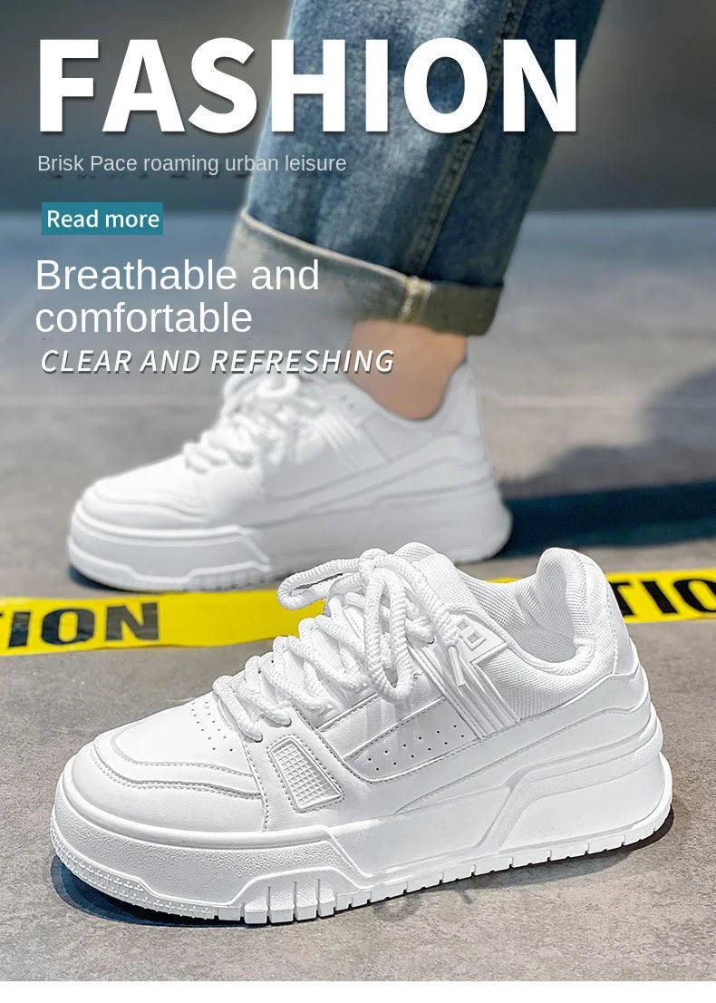 Men's Shoes Fashion Platform Sneaker Trend Skateboard Shoes for Men New Casual Sports Running Shoe Tenis Shoes Zapatillas Hombre