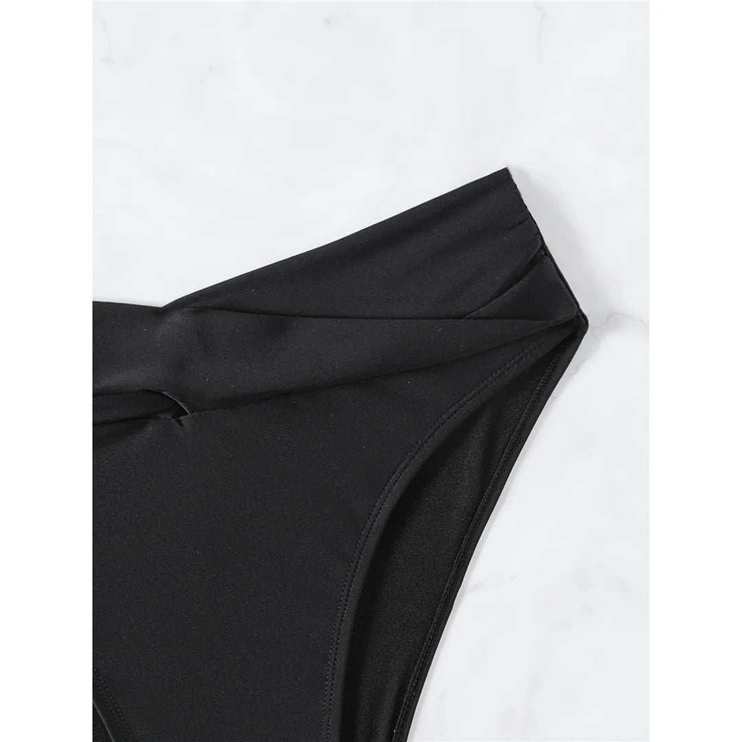 Scrunch Bikini Bottom | High Waist Brazilian Thong Style