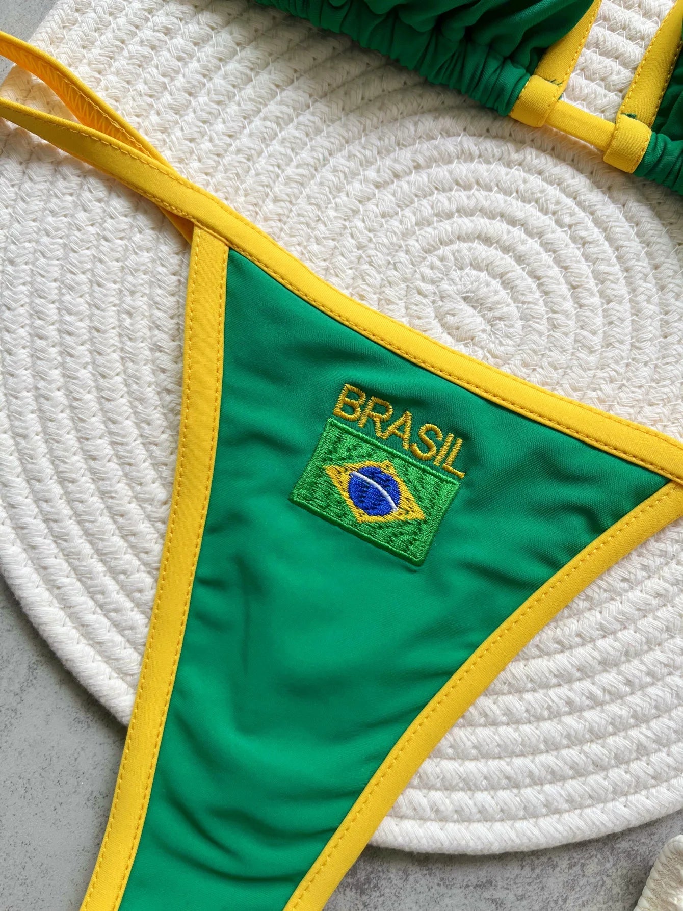 Brazilian Sexy Bikini 2025 | New Mini Halter Thong Set