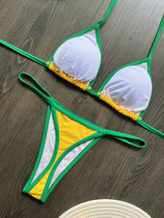 Brazilian Sexy Bikini 2025 | New Mini Halter Thong Set