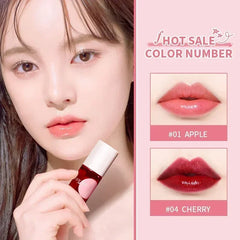 Water Mirror Lip Gloss 4 Color Moisturizing Lip Glaze Long Lasting Lip Ink Face Lip Dual Purpose Liquid Lipstick Cosmetic Makeup