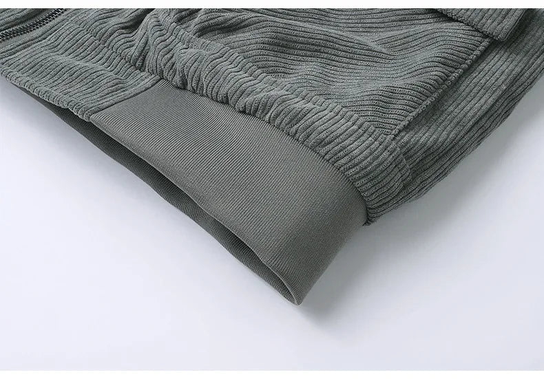 Men’s Corduroy Jacket – Thickened, warm, flocked lining, stylish and lightweight.