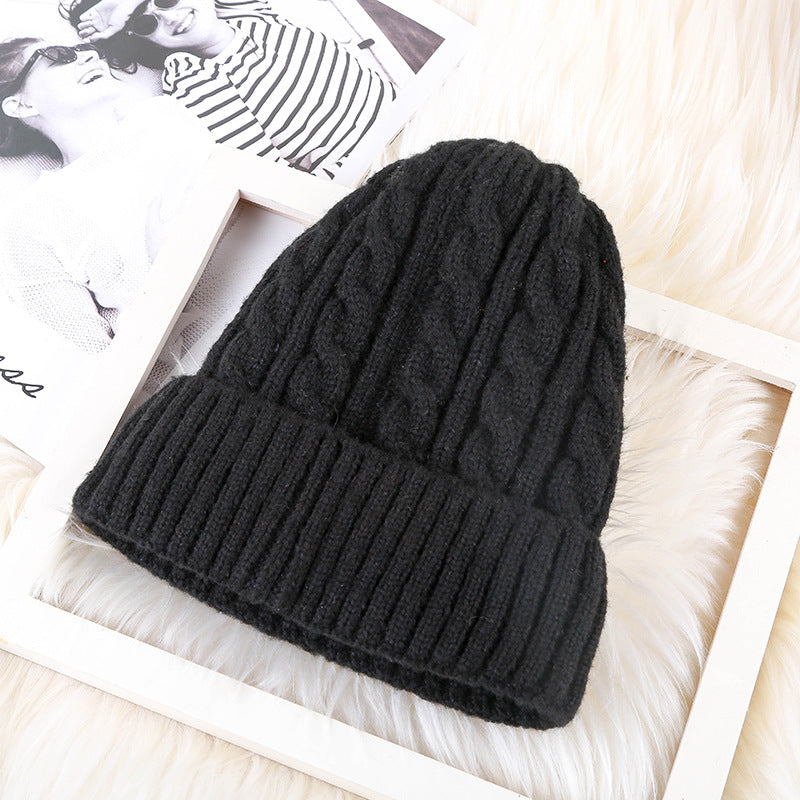 Gorro de lã feminino de inverno Mohair