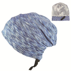 Gorro de dormir de satén de doble capa para hombre