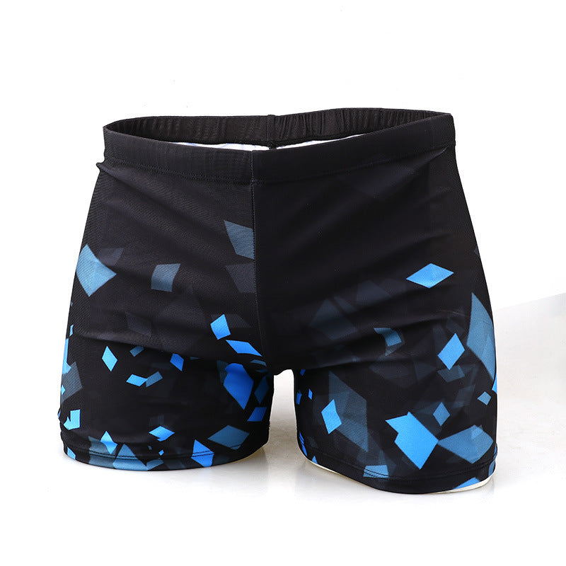 Calção de banho masculino boxer plus size