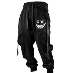 Pantalones deportivos con estampado 3D para hombre, tallas grandes, informales