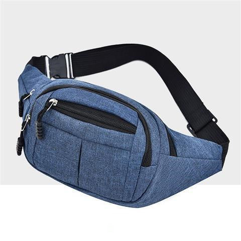 Bolsa de cintura de lona da moda masculina e feminina