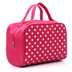 Fashion Handheld Dot Waterproof Cosmetic Bag