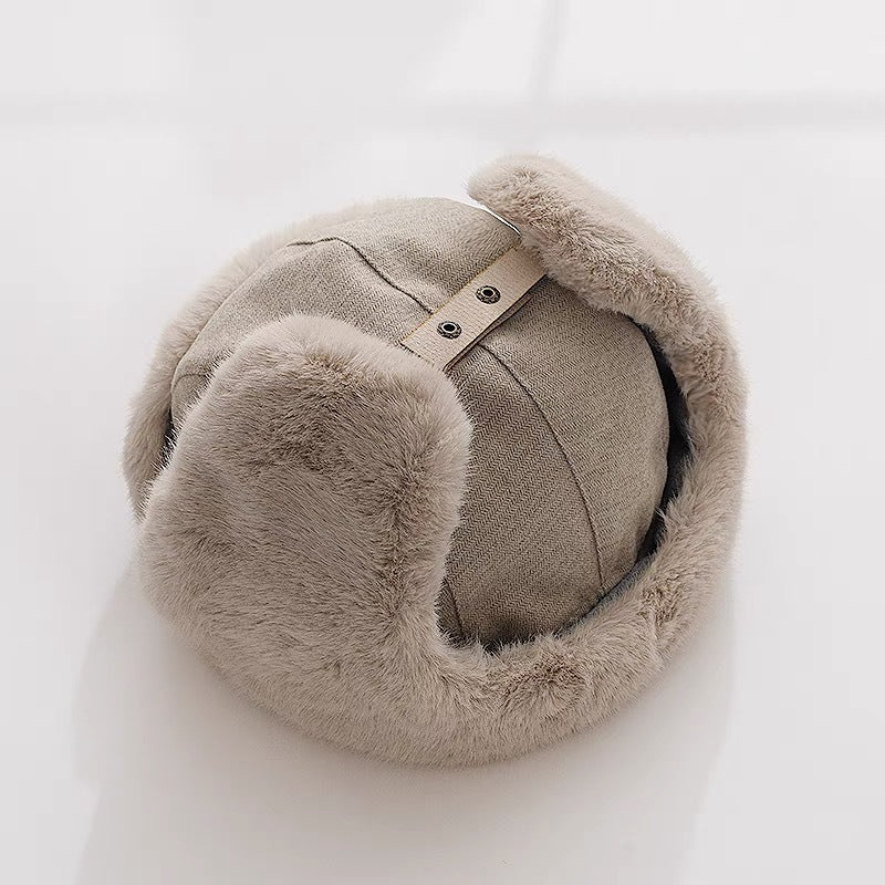 Ushanka - Gorro de equitación unisex resistente al frío con forro polar cálido