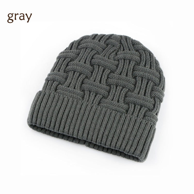 Gorro de punto grueso y cálido de vellón para exteriores de invierno para hombres y mujeres