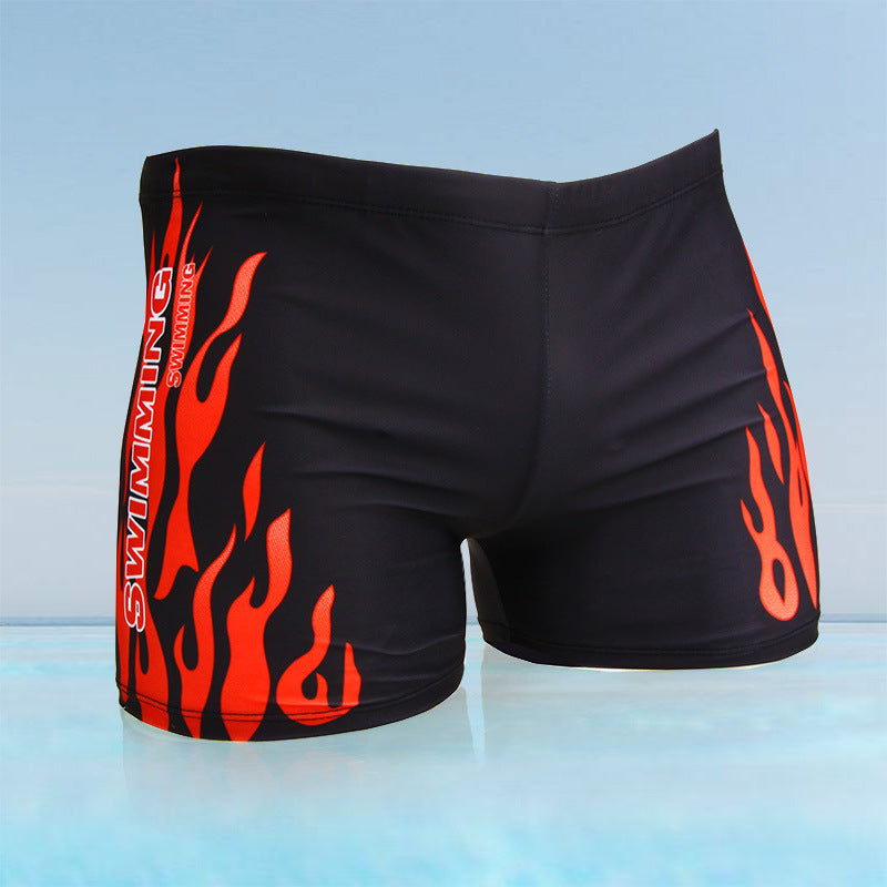 Calção de banho masculino boxer plus size