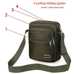 Large Capacity Multi-layer Waterproof Shoulder Crossbody Bag