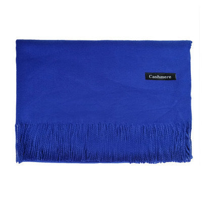 Women's Solid Color Scarf Tassel Shawl