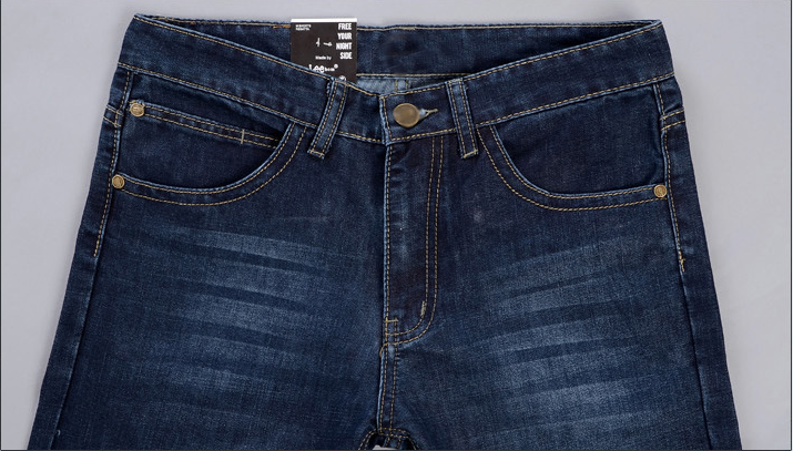 Nuevos jeans ajustados y rectos para hombre, explosivos, para otoño e invierno