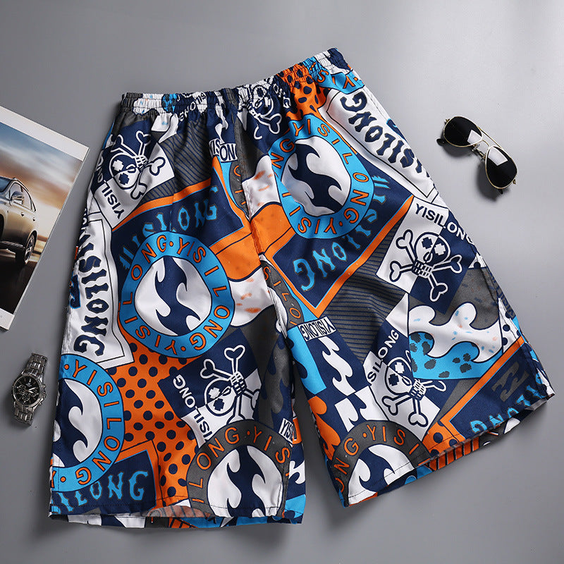 Pantalones de playa de secado rápido de talla grande para hombre