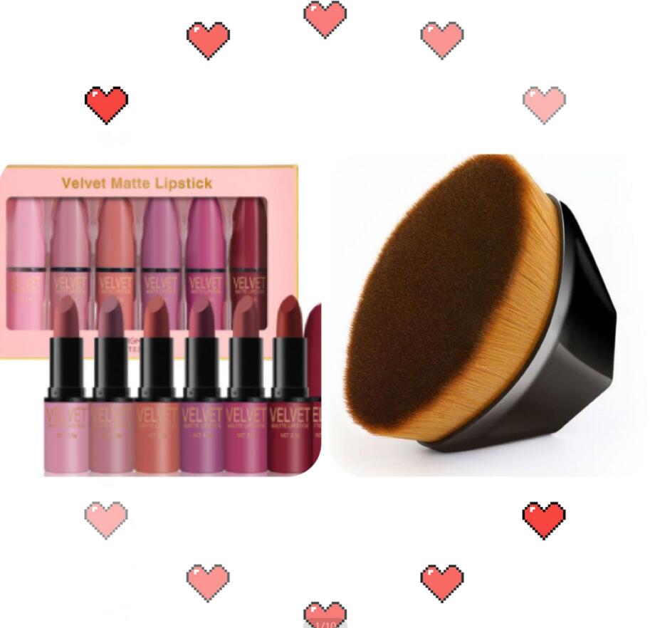 Conjunto de batons Bullet Matte Matte à prova d'água