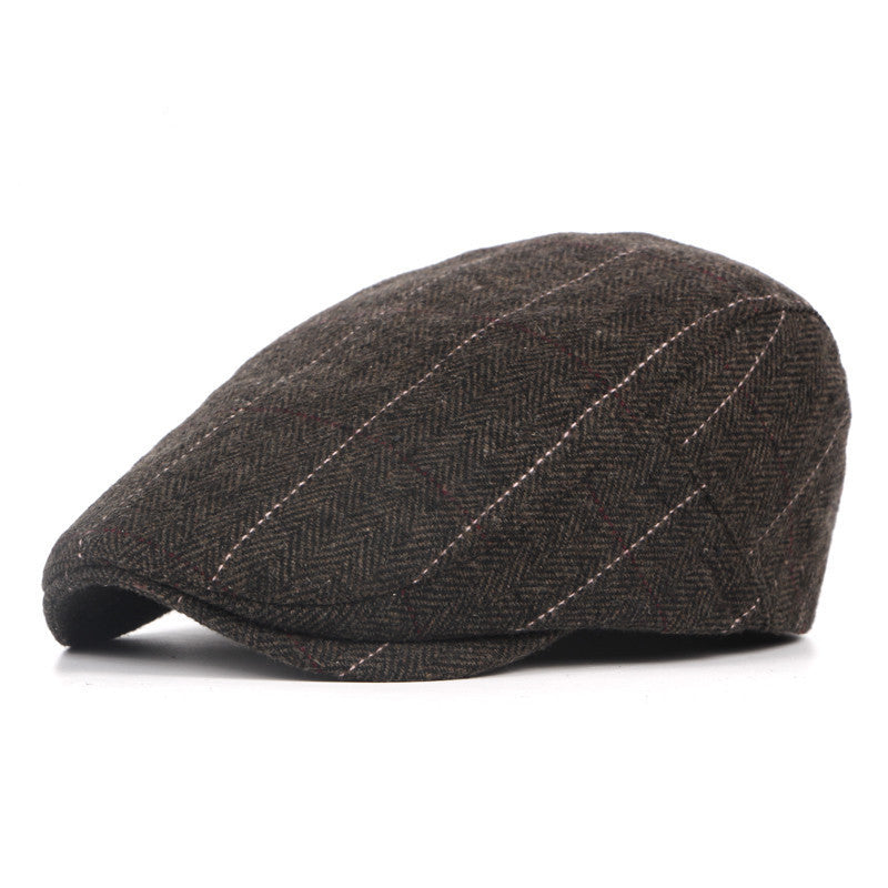 Chapéu Masculino de Meia Idade e Idoso Duck-tongue Forward Cap