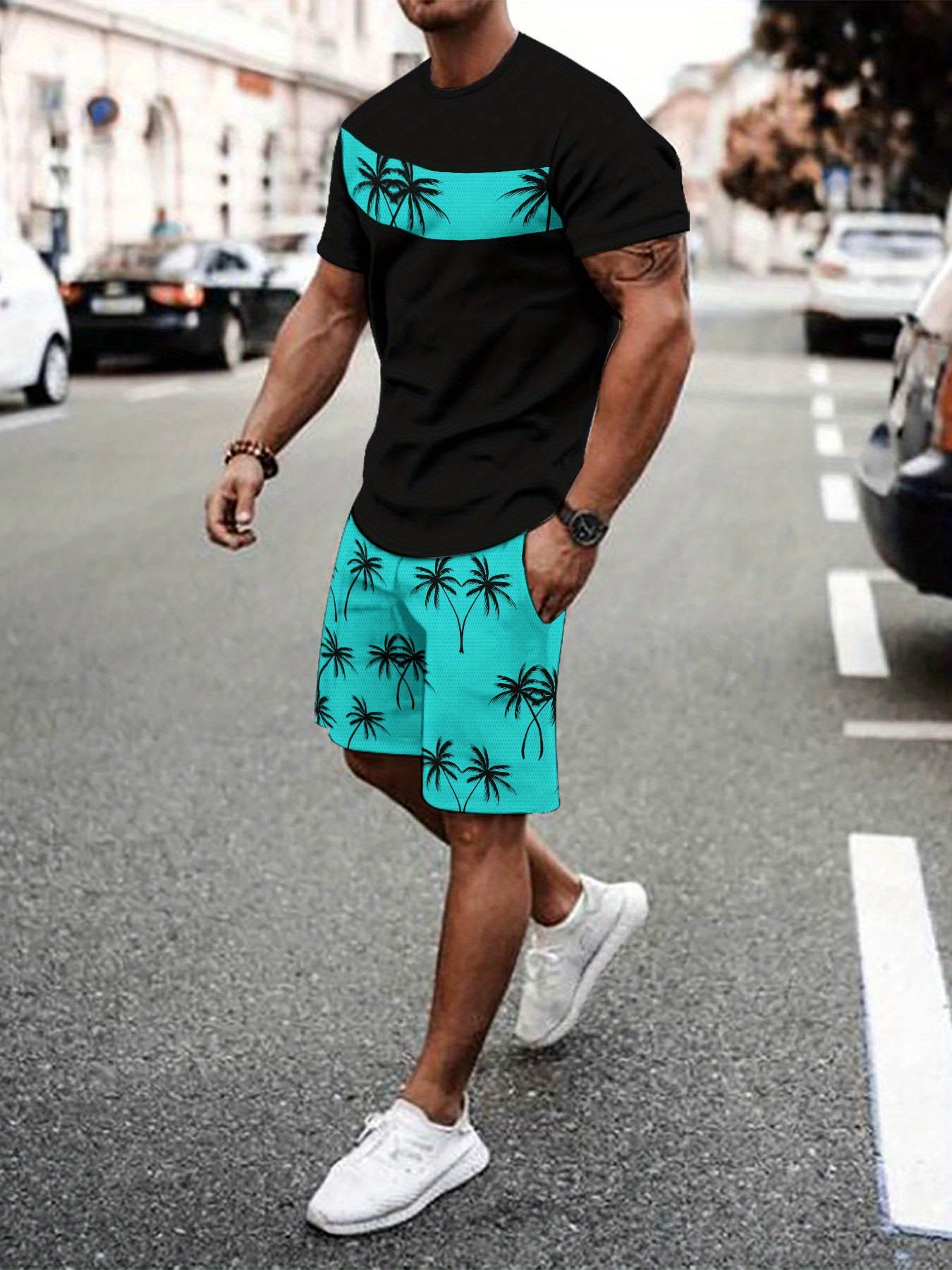 Stay cool and comfortable – breathable beach set perfect for summer days and vacations.