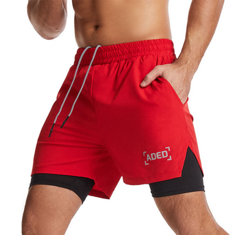 Shorts esportivos Crazy Muscle Casual Woven de secagem rápida