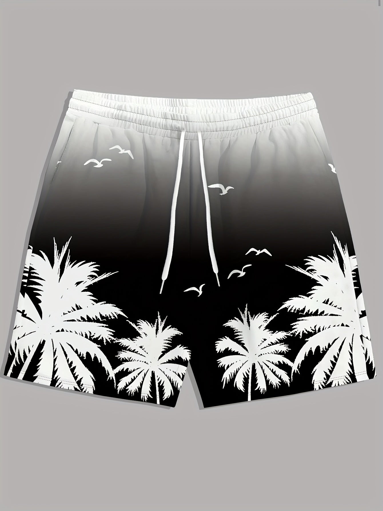 Vacation mode: ON – tropical palm shorts that bring the island vibe wherever you go.