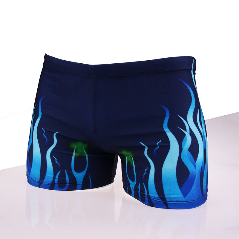 Calção de banho masculino boxer plus size