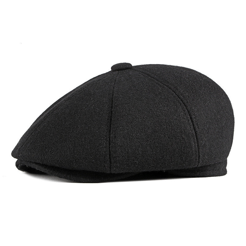 Boné masculino com proteção de orelha quente Beret