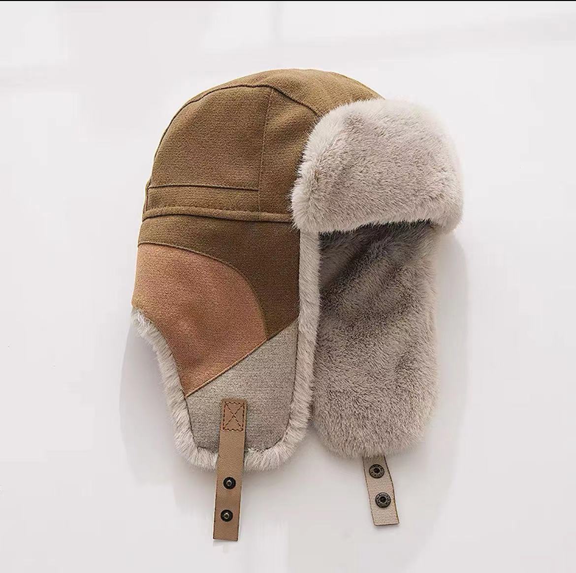 Ushanka - Gorro de equitación unisex resistente al frío con forro polar cálido