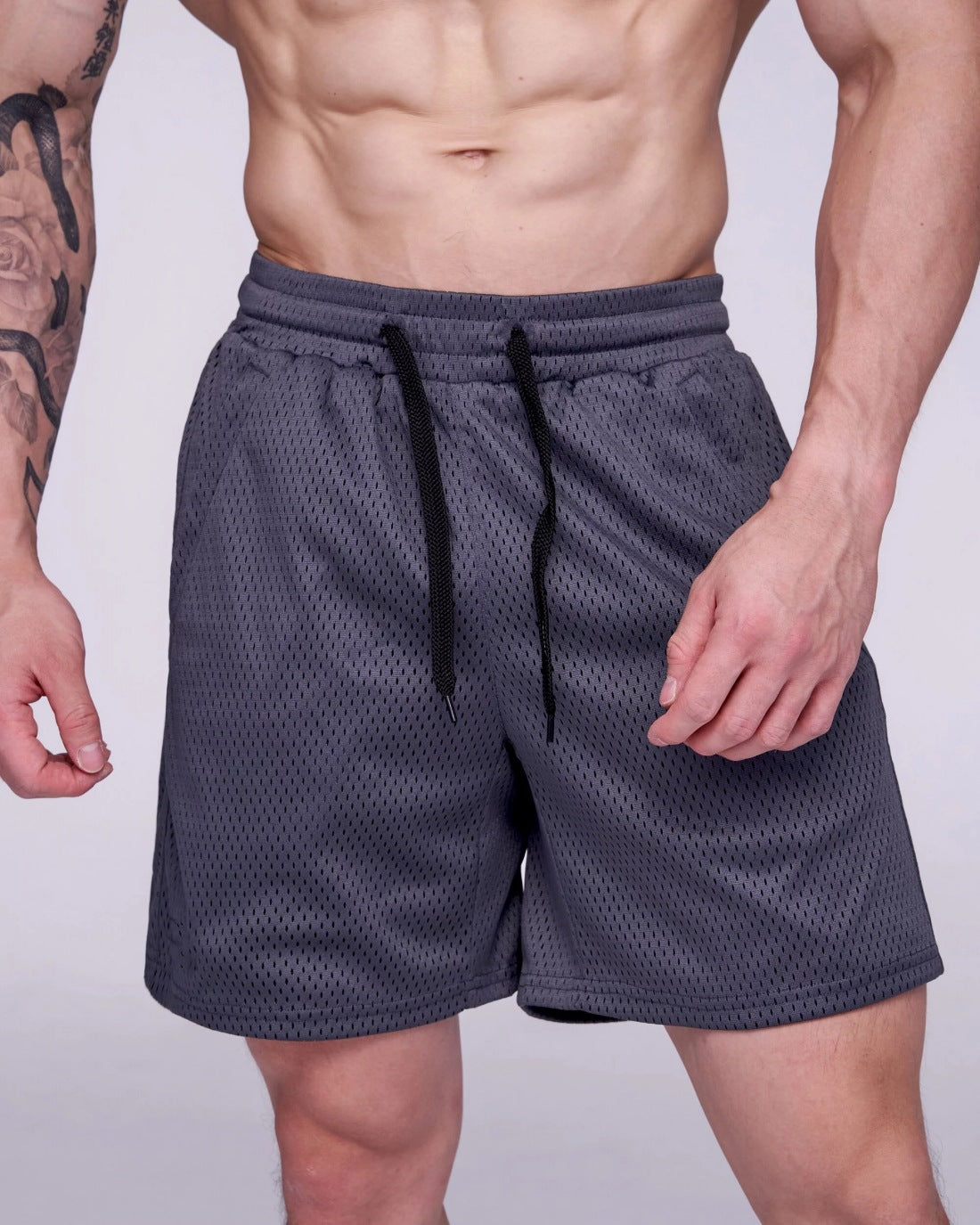 Shorts americanos de verão, shorts de malha, masculinos