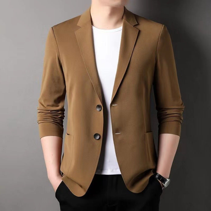 Blazer de negócios leve e moderno masculino