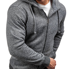 Cardigan de lã para exercícios, suéter com gola redonda