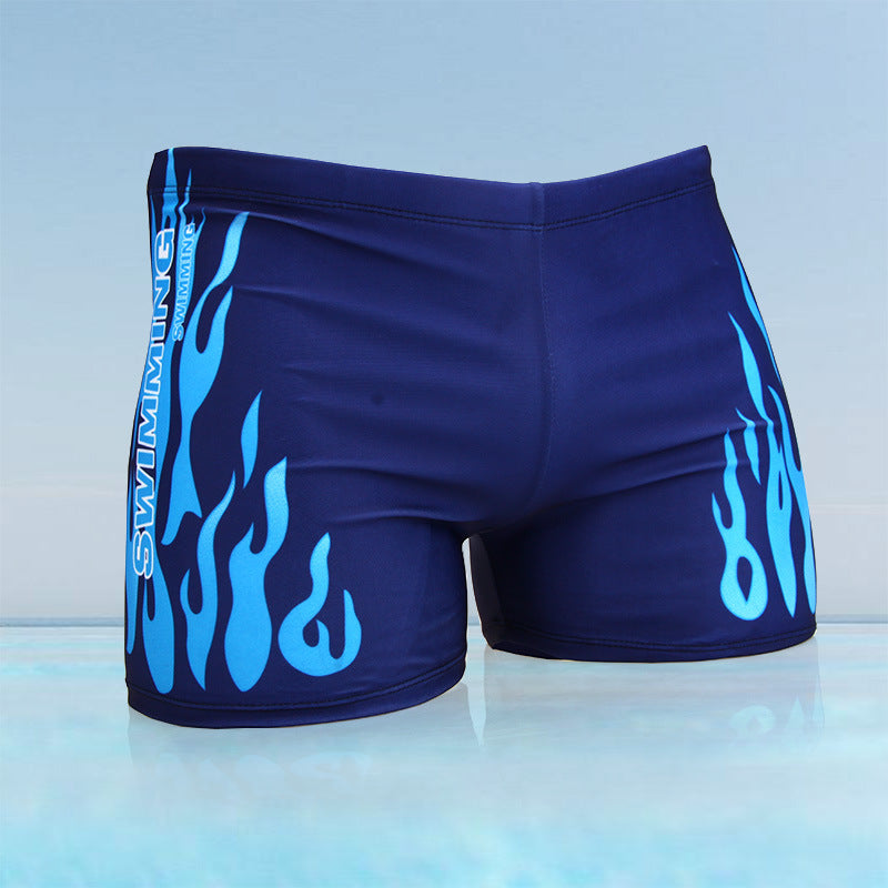 Calção de banho masculino boxer plus size