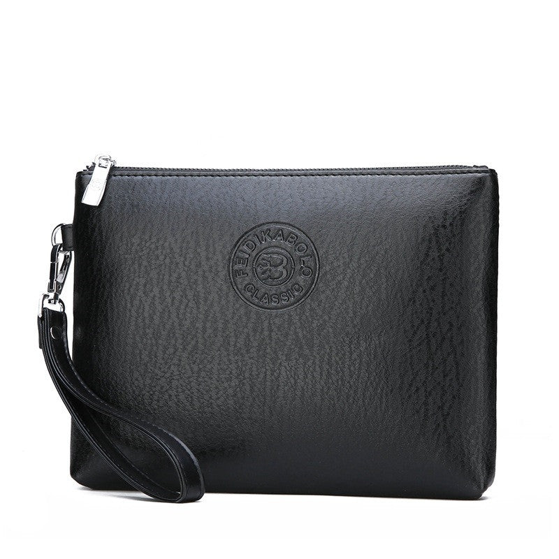 Casual Men's Clutch Bag Pu Soft Leather Men's